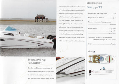 Beneteau Flyer 7.50 Open & WA Brochure