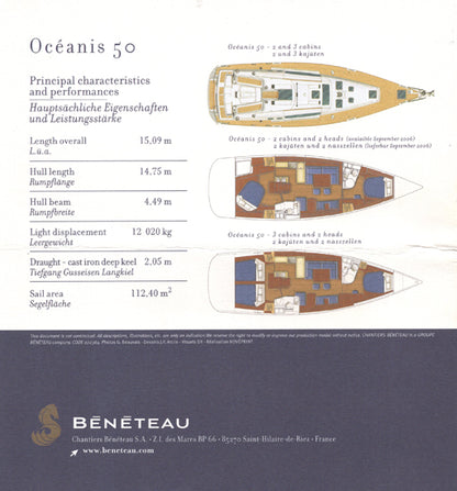 Beneteau Oceanis 50 Brochure