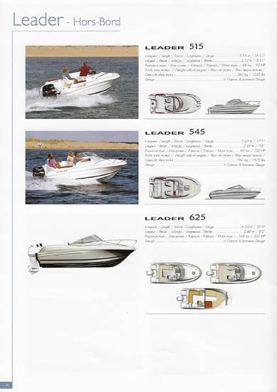 Jeanneau 2006 Power Brochure