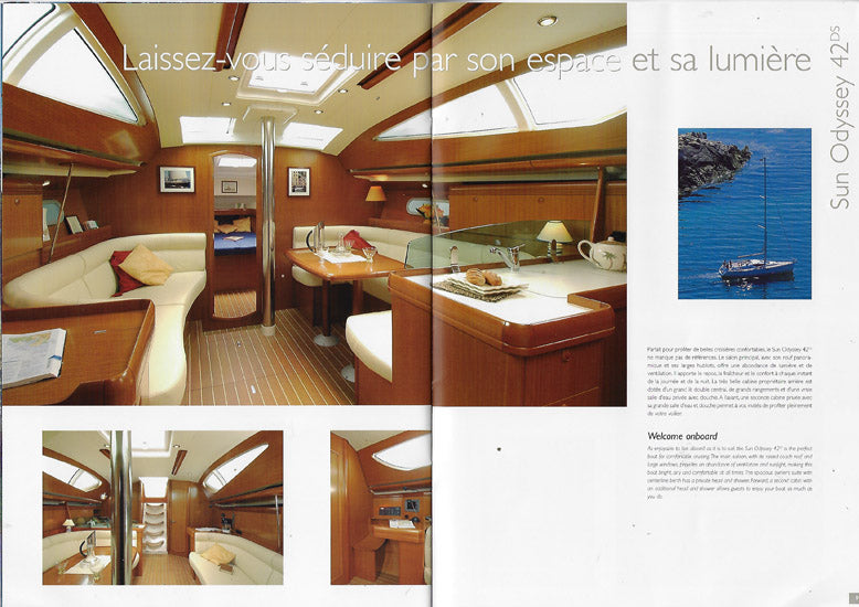 Jeanneau Sun Odyssey 42 Deck Salon Brochure