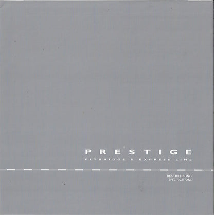 Jeanneau 2006 Prestige Specification Brochure