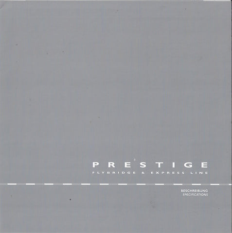 Jeanneau 2006 Prestige Specification Brochure
