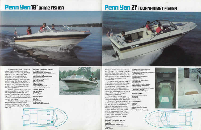 Penn Yan 1983 I/O Brochure