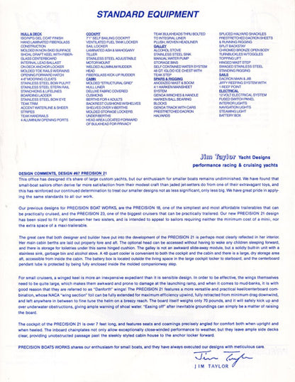 Precision 21 Brochure