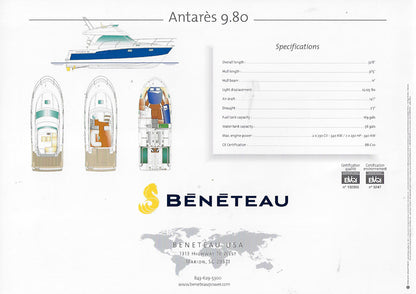 Beneteau Antares 9.80 Brochure
