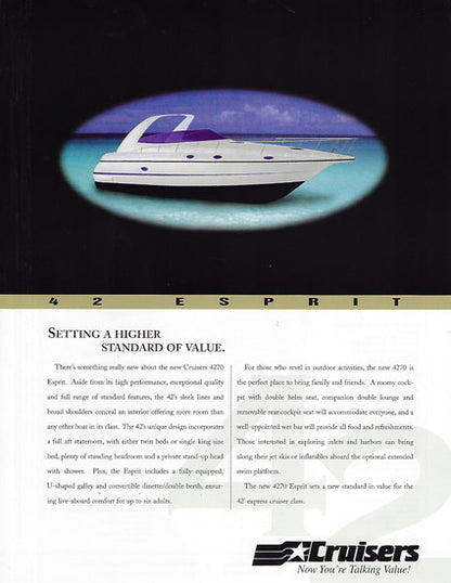 Cruisers Esprit 4270 Brochure