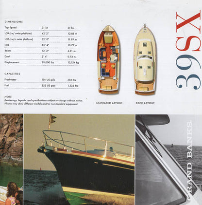 Grand Banks Eastbay 39SX Preliminary Brochure