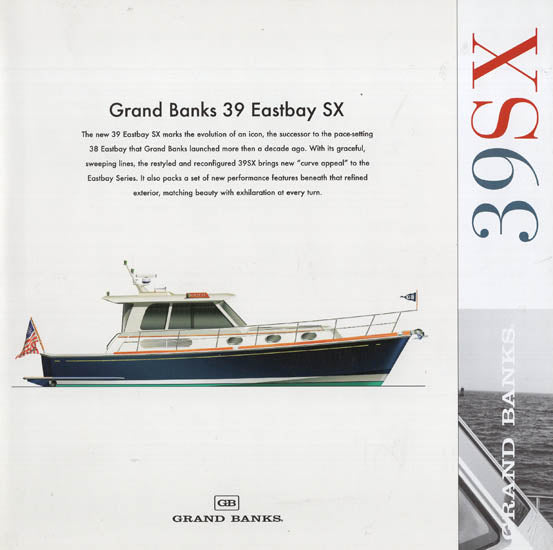 Grand Banks Eastbay 39SX Preliminary Brochure