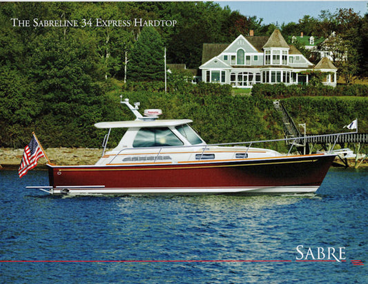 Sabreline 34 Express Hardtop Launch Brochure