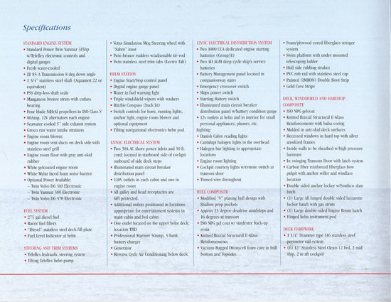 Sabreline 34 Express Hardtop Launch Brochure