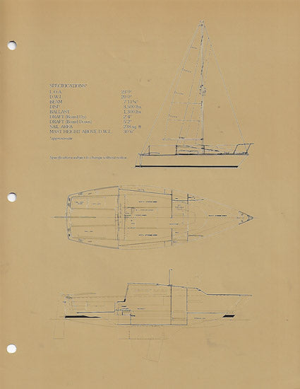 Pearson 23 Brochure