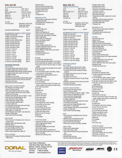 Doral Elite 265 Brochure