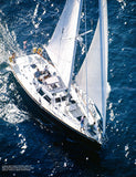 Hylas 54 Raised Salon Sailing Magazine Reprint Brochure
