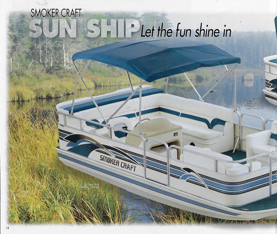 Smoker Craft 1996 Pontoon Brochure