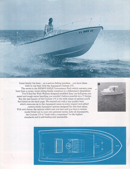 Aquasport Custom 170 Brochure