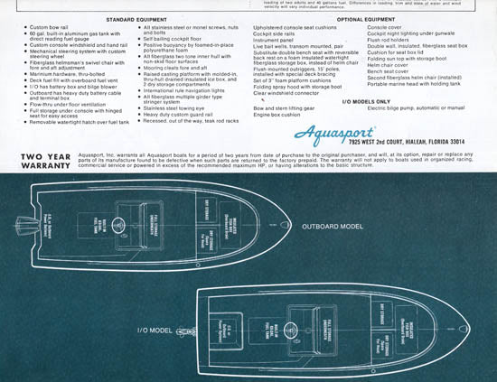 Aquasport 22-2 Brochure