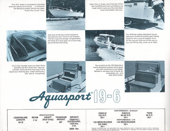 Aquasport 19-6 Brochure