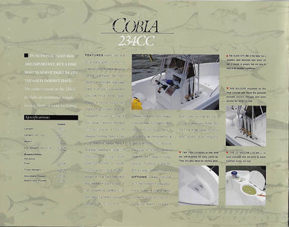Cobia 1996 Sport Fish Brochure