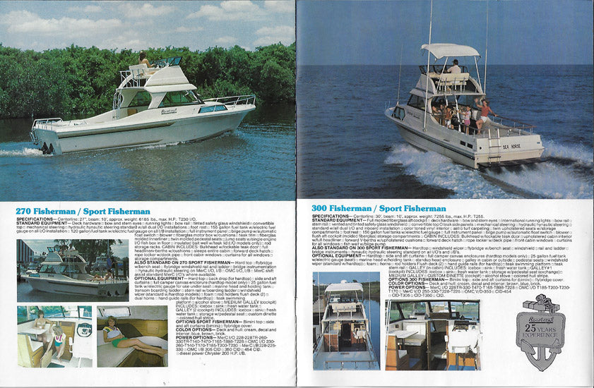Sport Craft 1983 Brochure