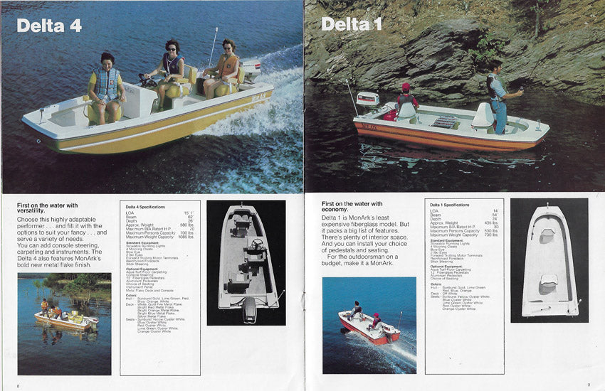 Monark 1975 Fiberglass Brochure