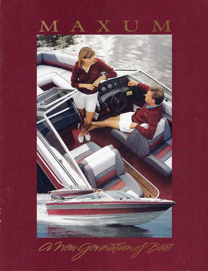 Maxum 1989 Brochure