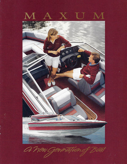 Maxum 1989 Brochure