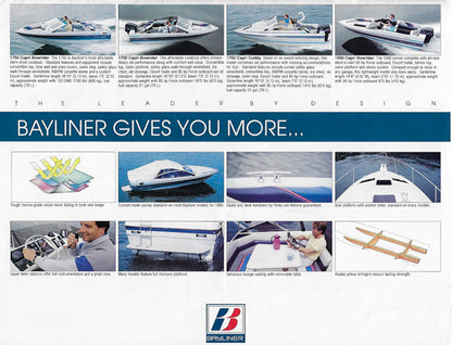 Bayliner 1989 Brochure