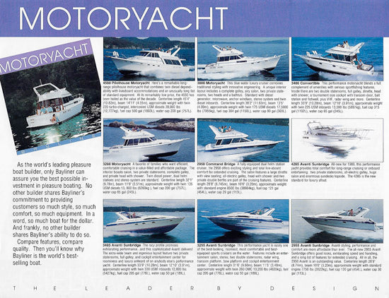 Bayliner 1989 Brochure
