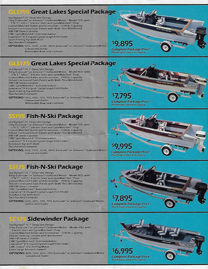 Sea Nymph 1989 Package Brochure