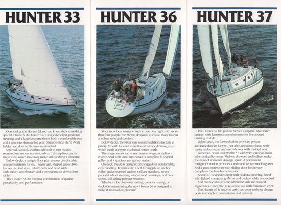 Hunter 1980 Brochure