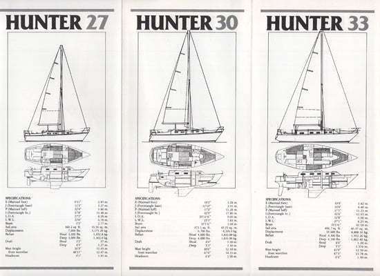 Hunter 1980 Brochure