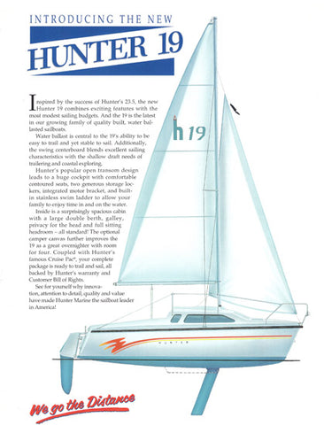 Hunter 19 Brochure