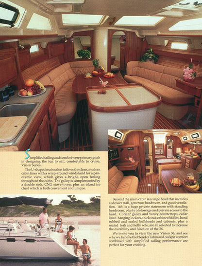 Hunter 36 Vision Brochure