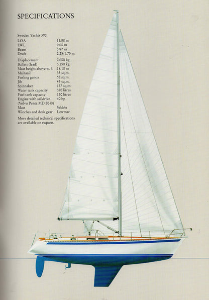 Sweden Yachts 390 Brochure