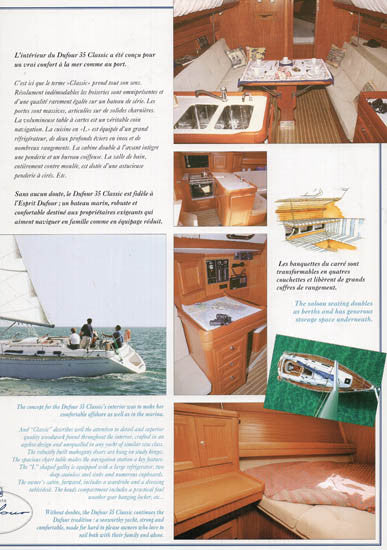 Dufour 35 Classic Brochure