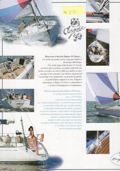 Dufour 35 Classic Brochure