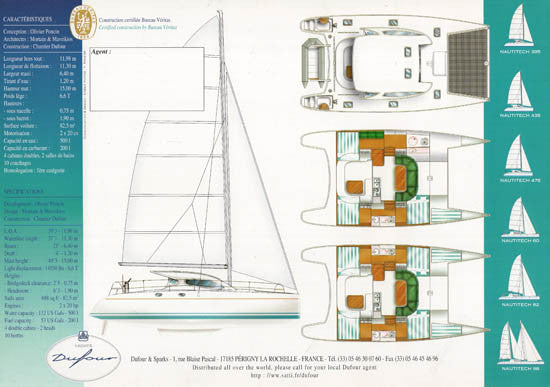 Dufour Nautitech 395 Brochure