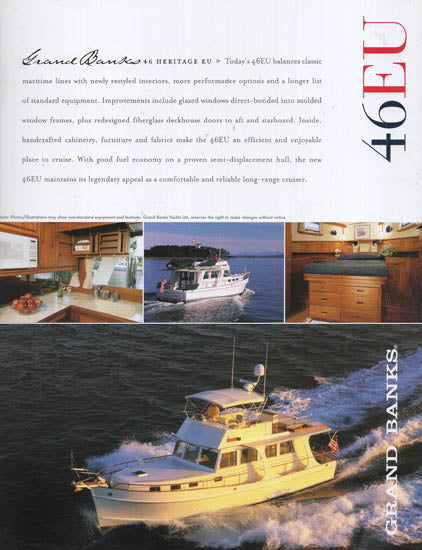 Grand Banks 46EU Europa Brochure