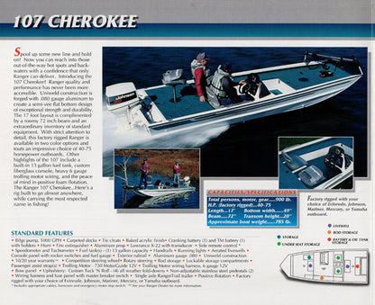 Ranger 1995 Cherokee Brochure