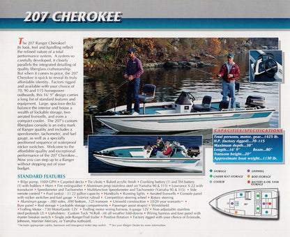 Ranger 1995 Cherokee Brochure