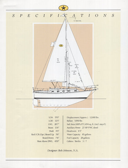 Island Packet 32 Launch Brochure