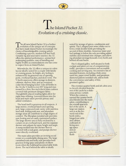 Island Packet 32 Launch Brochure