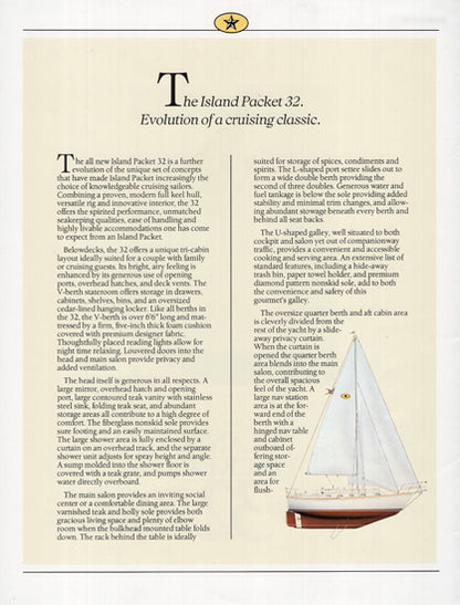 Island Packet 32 Launch Brochure