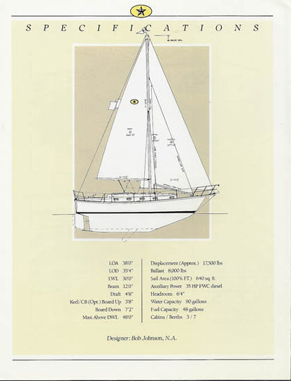 Island Packet 35 Launch Brochure