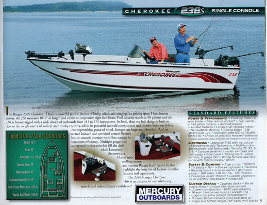 Ranger 1997 Cherokee Brochure