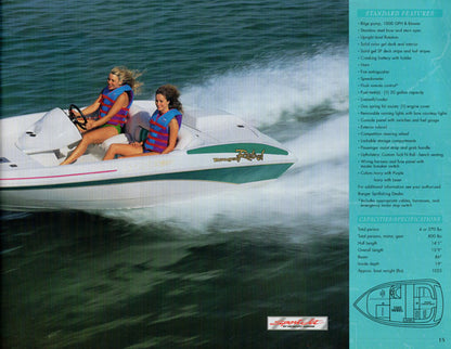 Ranger 1996 Sportfisherman Brochure