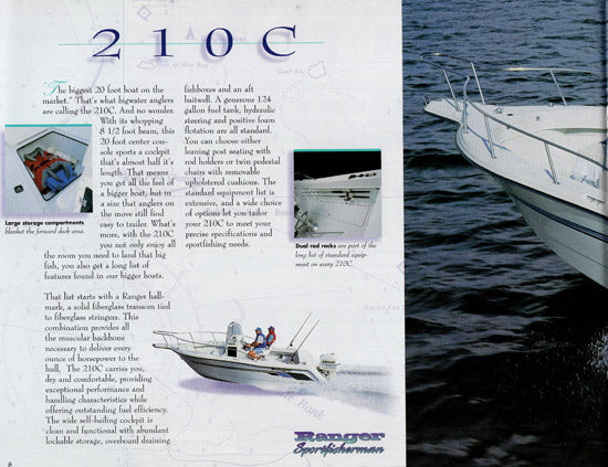 Ranger 1996 Sportfisherman Brochure