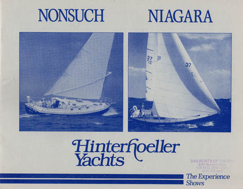 Hinterhoeller 1986 Nonsuch & Niagara Brochure
