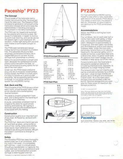 Paceship PY23 Brochure