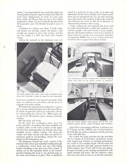 Chris Craft Capri 26 Popular Boating Magazine Reprint Brochure